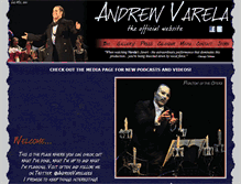 Tablet Screenshot of andrewvarela.com